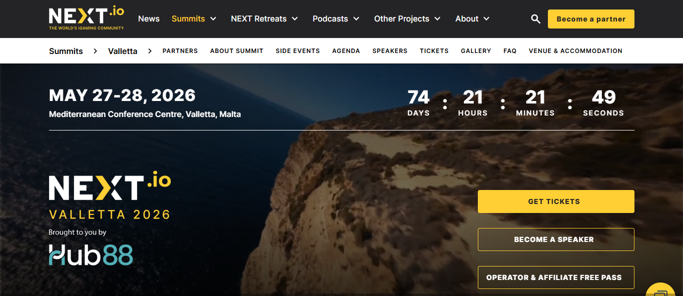 NEXT Summit: Valletta 2026