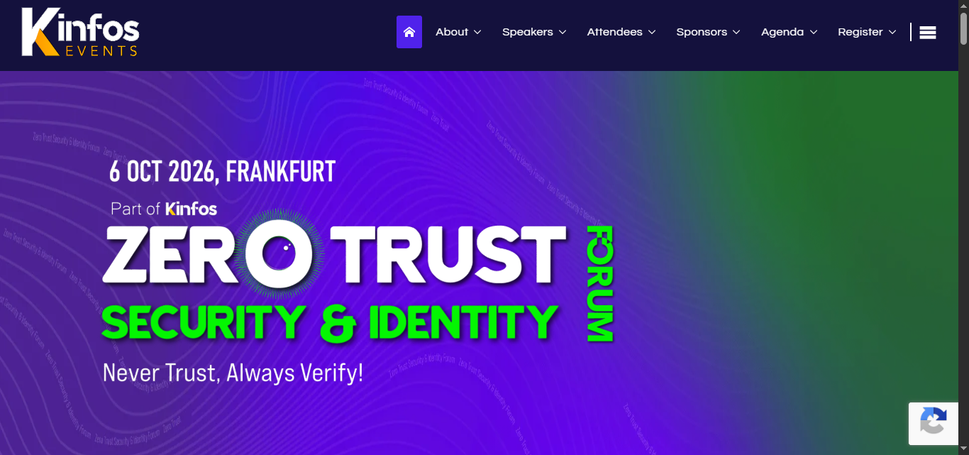 Zero Trust Security & Identity Forum - Frankfurt