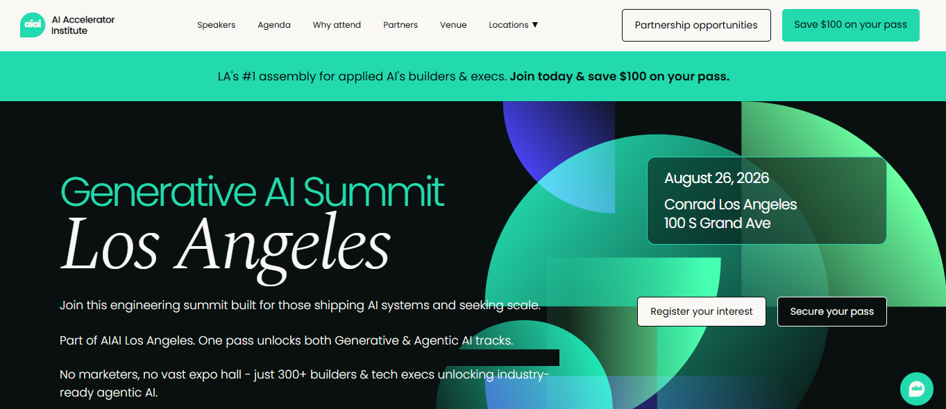 Generative AI Summit Los Angeles