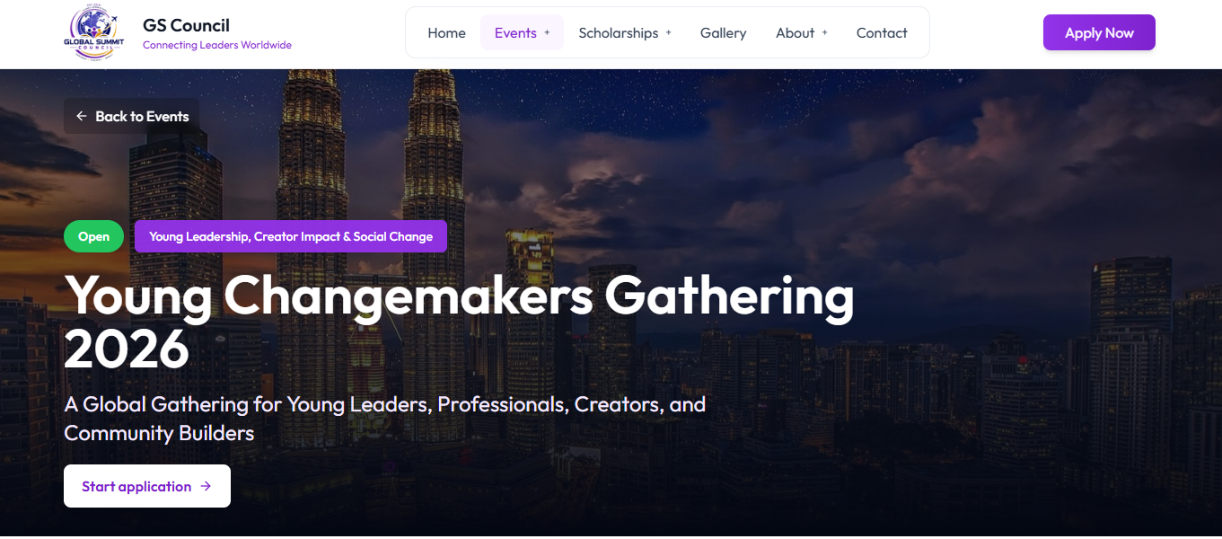 Young Changemakers Gathering 2026
