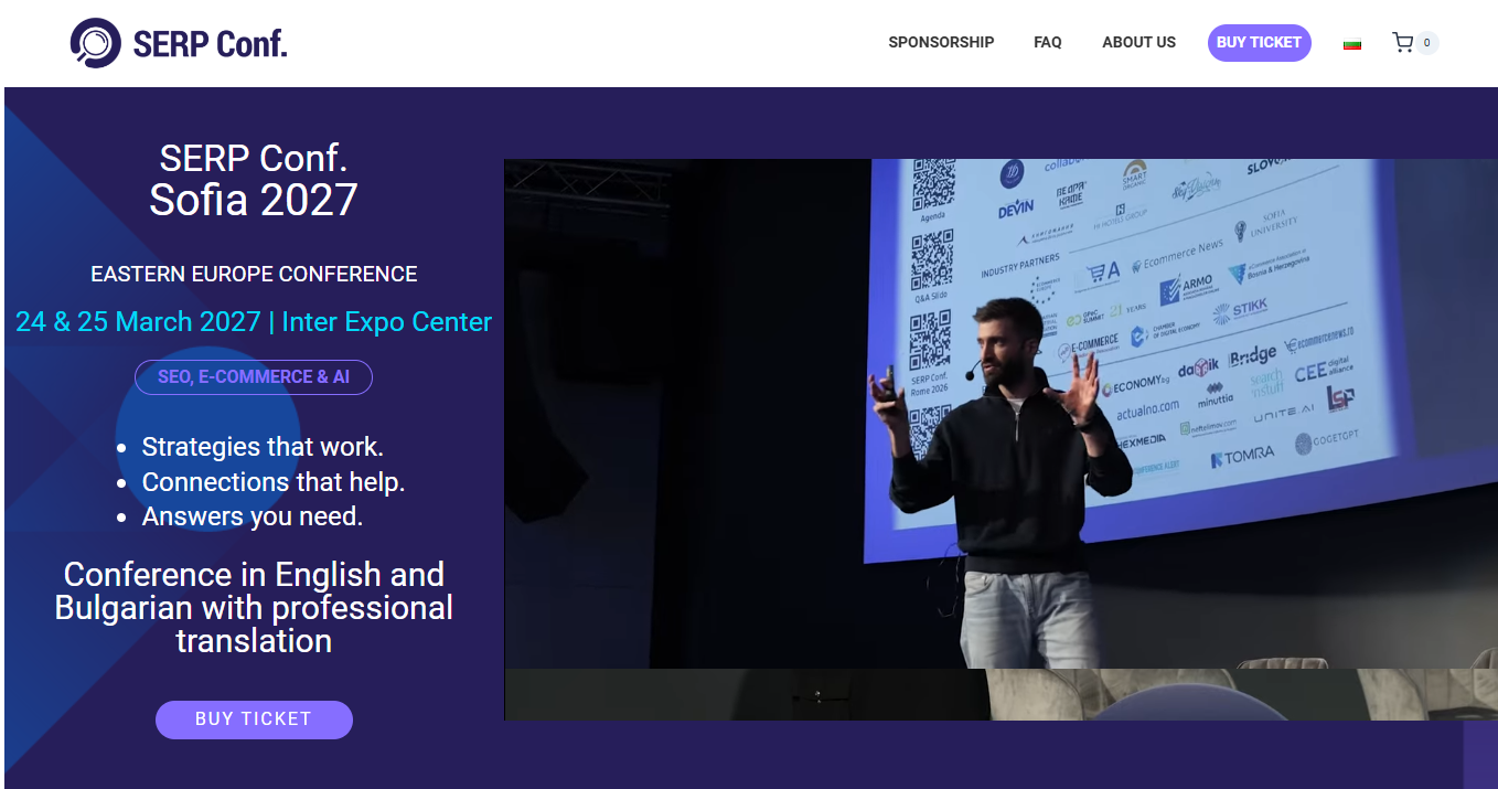 SERP Conf. Sofia 2027
